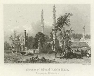 Mezquita de Abdul Rahim Khan, Burhanpur, India de Henry Warren